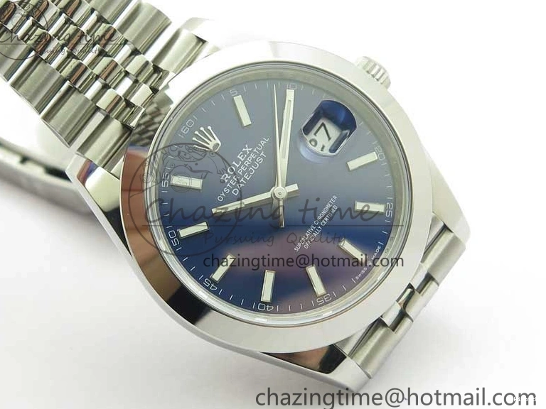 Bracelet 126330 Blue SS VS3235 1:1 Dial VSF on Edition Jubilee Best 904L DateJust 41 1121